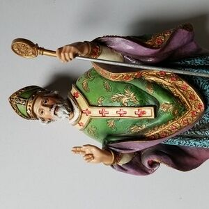 St. Patrick Resin Statue